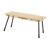 Maxbell Folding Table Ultralight Desk Compact Camping Table for Yard Barbecue Hiking Khaki