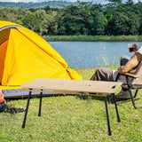 Maxbell Folding Table Ultralight Desk Compact Camping Table for Yard Barbecue Hiking Khaki