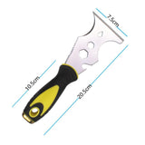 Maxbell Stainless Steel Putty Knife Paint Scraper Tool for Repairing Decals Removing Yellow