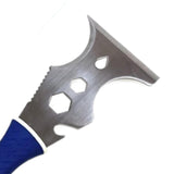 Maxbell Maxbell Stainless Steel Putty Knife Paint Scraper Tool for Repairing Decals Removing Blue