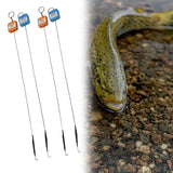 Maxbell Maxbell 2Pcs Monopterus Eel Fishing Hooks Fishing Tackle for Boat Fishing Freshwater Curved Mouth Hook