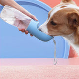 Maxbell Dog Water Dispenser Multipurpose Drinking Cup for Puppy Small Animals Hiking Blue
