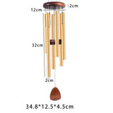 Maxbell Wind Chimes Gift Soothing Melody Hanging Bell Chime for Indoor Home Festival