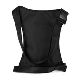 Maxbell Thigh Drop Leg Bag Fashion and Stylish Detachable Leg Straps Purse Hip Pouch Black