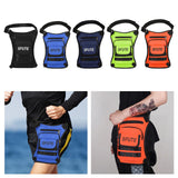 Maxbell Thigh Drop Leg Bag Fashion and Stylish Detachable Leg Straps Purse Hip Pouch Black
