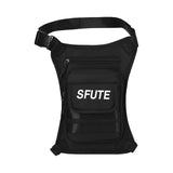 Maxbell Thigh Drop Leg Bag Fashion and Stylish Detachable Leg Straps Purse Hip Pouch Black