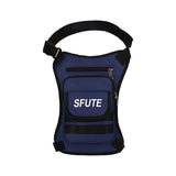 Maxbell Thigh Drop Leg Bag Fashion and Stylish Detachable Leg Straps Purse Hip Pouch Dark Blue