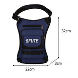 Maxbell Thigh Drop Leg Bag Fashion and Stylish Detachable Leg Straps Purse Hip Pouch Dark Blue