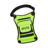 Maxbell Thigh Drop Leg Bag Fashion and Stylish Detachable Leg Straps Purse Hip Pouch Green