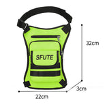 Maxbell Thigh Drop Leg Bag Fashion and Stylish Detachable Leg Straps Purse Hip Pouch Green