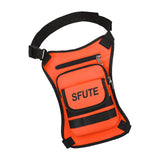 Maxbell Thigh Drop Leg Bag Fashion and Stylish Detachable Leg Straps Purse Hip Pouch Orange