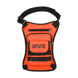 Maxbell Thigh Drop Leg Bag Fashion and Stylish Detachable Leg Straps Purse Hip Pouch Orange