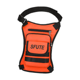 Maxbell Thigh Drop Leg Bag Fashion and Stylish Detachable Leg Straps Purse Hip Pouch Orange