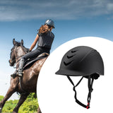 Maxbell Equestrian Helmet Men Women Equestrian Supplies Professional Horse Equipment Black