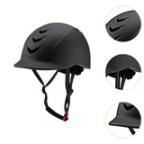 Maxbell Equestrian Helmet Men Women Equestrian Supplies Professional Horse Equipment Black