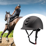 Maxbell Equestrian Helmet Men Women Equestrian Supplies Professional Horse Equipment Dark Gray