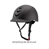 Maxbell Equestrian Helmet Men Women Equestrian Supplies Professional Horse Equipment Dark Gray