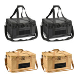 Maxbell Camping Storage Bag Waterproof Traveling Carrier Bag Picnic Cookware Utensil Black and Soft