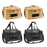 Maxbell Camping Storage Bag Waterproof Traveling Carrier Bag Picnic Cookware Utensil Black and Soft