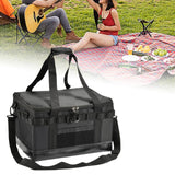 Maxbell Camping Storage Bag Waterproof Traveling Carrier Bag Picnic Cookware Utensil Black and Soft