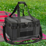 Maxbell Camping Storage Bag Waterproof Traveling Carrier Bag Picnic Cookware Utensil Black and Soft