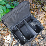 Maxbell Camping Storage Bag Waterproof Traveling Carrier Bag Picnic Cookware Utensil Black and Soft