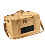 Maxbell Camping Storage Bag Waterproof Traveling Carrier Bag Picnic Cookware Utensil Khaki and Soft