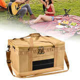 Maxbell Camping Storage Bag Waterproof Traveling Carrier Bag Picnic Cookware Utensil Khaki and Soft