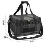 Maxbell Outdoor Camping Storage Bag Waterproof Hiking Multifunctional Moving Handbag Black and Soft