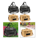 Maxbell Outdoor Camping Storage Bag Waterproof Hiking Multifunctional Moving Handbag Black and Soft