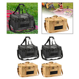 Maxbell Outdoor Camping Storage Bag Waterproof Hiking Multifunctional Moving Handbag Black and Soft