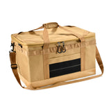 Maxbell Outdoor Camping Storage Bag Picnic Outdoor Sports Hiking Tableware Organizer Khaki and Hard