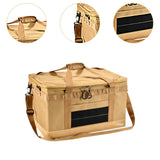 Maxbell Outdoor Camping Storage Bag Picnic Outdoor Sports Hiking Tableware Organizer Khaki and Hard