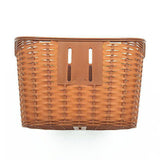 Maxbell Bicycle Basket Pannier Front Bike Basket for Picnic Grocery Shopping Camping brown