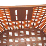 Maxbell Bicycle Basket Pannier Front Bike Basket for Picnic Grocery Shopping Camping brown