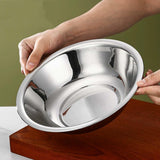 Maxbell 3Pcs Stainless Steel Mixing Bowls Outdoor Tableware for Kitchen Refrigerator