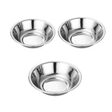 Maxbell 3Pcs Stainless Steel Mixing Bowls Outdoor Tableware for Kitchen Refrigerator