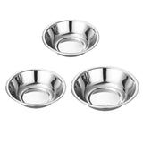 Maxbell 3Pcs Stainless Steel Mixing Bowls Outdoor Tableware for Kitchen Refrigerator