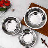 Maxbell 3Pcs Stainless Steel Mixing Bowls Outdoor Tableware for Kitchen Refrigerator