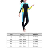 Maxbell Maxbell Kids Wetsuit for Boys Girls Front Zipper Swim Suit for Canoeing Kayak Diving