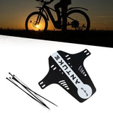 Maxbell Mountain Bike Fender Easy Installation Mudflap for Road Bikes Outdoor Riding Black