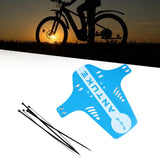 Maxbell Mountain Bike Fender Easy Installation Mudflap for Road Bikes Outdoor Riding Blue