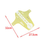 Maxbell Mountain Bike Fender Easy Installation Mudflap for Road Bikes Outdoor Riding Yellow