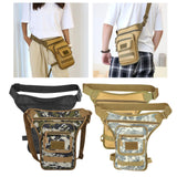 Maxbell Drop Leg Bag Fashion and Stylish Thigh Drop Leg Bag for Riding Hiking Travel Black