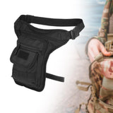 Maxbell Drop Leg Bag Fashion and Stylish Thigh Drop Leg Bag for Riding Hiking Travel Black