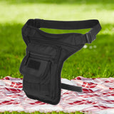 Maxbell Drop Leg Bag Fashion and Stylish Thigh Drop Leg Bag for Riding Hiking Travel Black