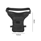 Maxbell Drop Leg Bag Fashion and Stylish Thigh Drop Leg Bag for Riding Hiking Travel Black