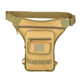 Maxbell Drop Leg Bag Fashion and Stylish Thigh Drop Leg Bag for Riding Hiking Travel Khaki