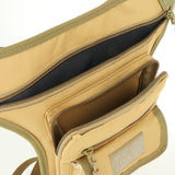 Maxbell Drop Leg Bag Fashion and Stylish Thigh Drop Leg Bag for Riding Hiking Travel Khaki