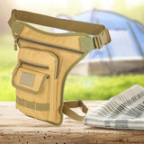 Maxbell Drop Leg Bag Fashion and Stylish Thigh Drop Leg Bag for Riding Hiking Travel Khaki
